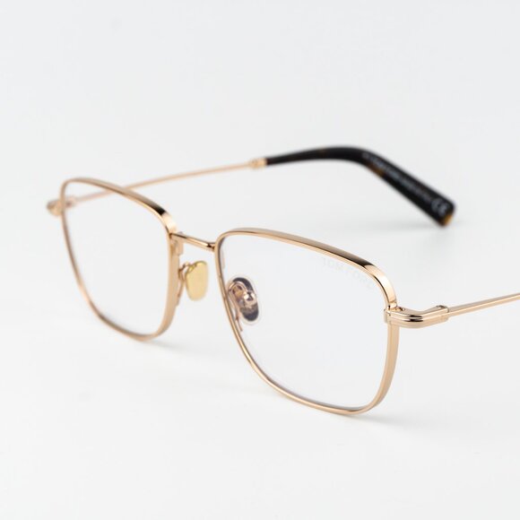 Tom Ford Men Eyeglasses Shiny Rose Gold Demo Square FT5748 028 BRAND NEW - Picture 4 of 9
